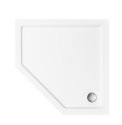 Душовий піддон Besco Bergo Slimline 90х90 см акрил білий BAB-90-S