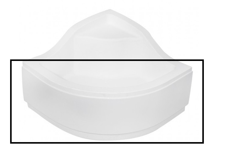 Панель для душевого поддона Besco Oliver II 80х80 см белый OAO-80-II