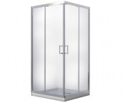 Душевая кабина Besco Modern 90х90 см профиль хром/стекло матовое MK-90-185-M