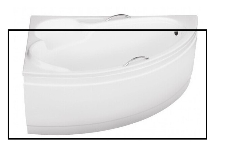Панель для ванны Besco Bianka 150 см санитарный акрил глянцевый белый OAB-150-NS