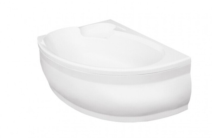 Ванна акриловая Besco Finezja Nova 155х95 см левосторонняя глянцевый белый #WAF-155-NL