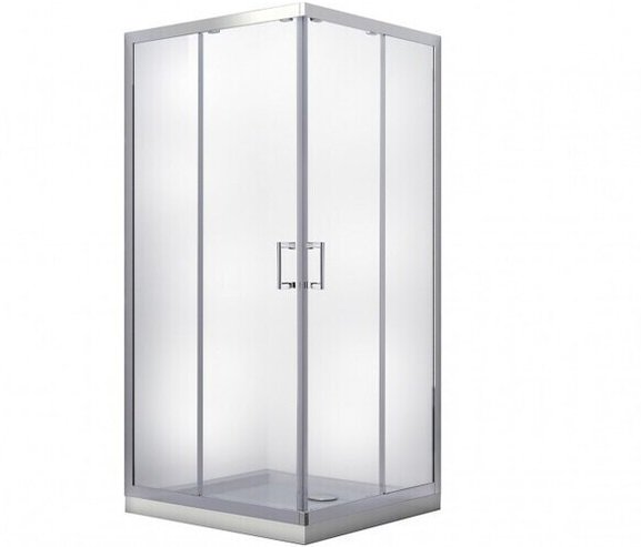 Душевая кабина Besco Modern 80х80 см профиль хром/стекло матовое MK-80-185-M