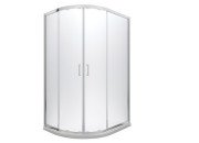 Душевая кабина Besco Modern 100х80 см профиль хром/стекло матовое MA-100-80-M