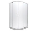 Душова кабіна Besco Modern 100х80 см профіль хром/скло матове MA-100-80-M