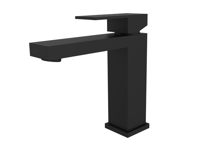 Змішувач для раковини Besco Modern/Varium II одноважільний чорний матовий BU-MVII-CZ