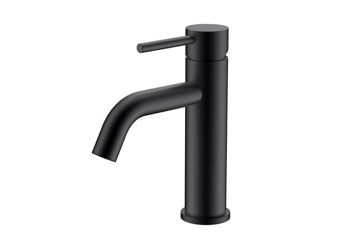 Змішувач для раковини Besco Veo II одноважільний чорний матовий BU-VII-CZ