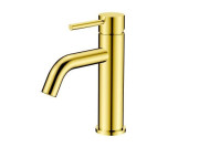 Змішувач для раковини Besco Veo II одноважільний золото BU-VII-ZL