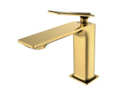 Змішувач для раковини Besco Aspira II одноважільний золото BU-AII-ZL