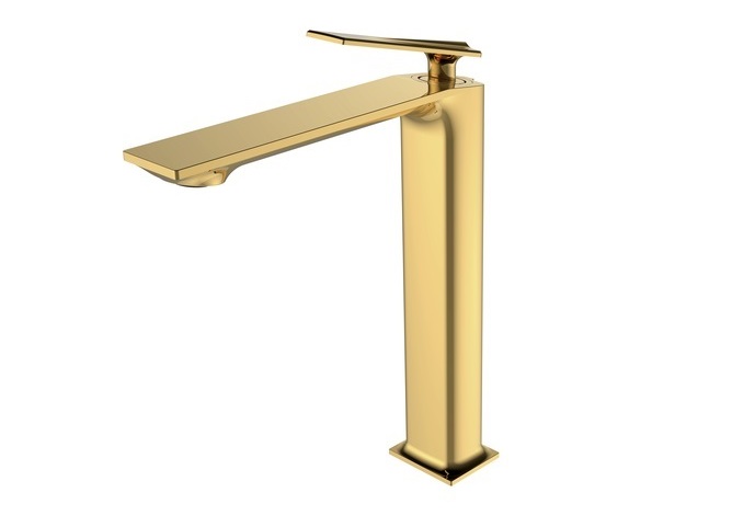 Змішувач для раковини Besco Aspira I одноважільний золото BU-AI-ZL