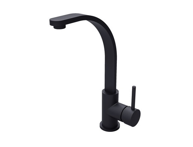 Змішувач для раковини Besco Decco I одноважільний чорний матовий BU-DI-CZ