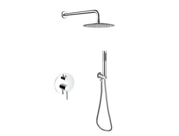 Душова система прихованого монтажу Besco Decco/Illusion II/Veo із змішувачем хром BP-DIII-CH