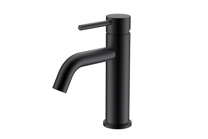 Смеситель для раковины Besco Veo II однорычажный черный матовый BU-VII-CZ