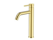 Смеситель для раковины Besco Veo I однорычажный золото BU-VI-ZL