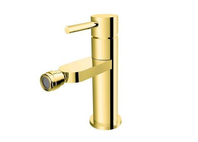 Смеситель для биде Besco Decco однорычажный золото BB-D-ZL