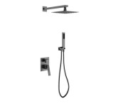 Душевая система скрытого монтажа Besco Aspira II со смесителем графит BP-AII-GR