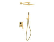 Душова система прихованого монтажу Besco Aspira II із змішувачем золото BP-AII-ZL