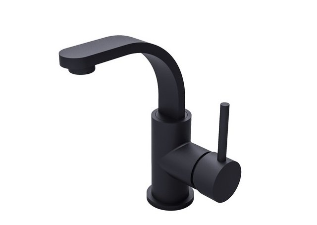 Смеситель для раковины Besco Decco II однорычажный черный матовый BU-DII-CZ