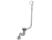 Сифон с переливом для ванны Besco Otylia/Olaya клик-клак хром SW-PRZ-CHR