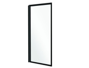 Шторка для ванны Besco Enzo 70х140 см черный матовый/прозрачное стекло PEB-1S