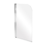 Шторка для ванны Besco Ambition 1 75х130 см хром/прозрачное стекло PA-1S-CZ