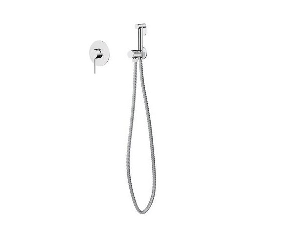 Гигиенический душ со смесителем скрытого монтажа Besco Veo хром BB-VZ-CH