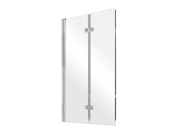 Шторка для ванны Besco Prestigio 80х150 см хром/прозрачное стекло PP-2S