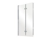 Шторка для ванны Besco Prestigio 80х150 см хром/прозрачное стекло PP-2S