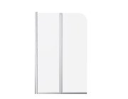 Шторка для ванны Besco Prime 2 90х140 см хром/прозрачное стекло PNP-2S