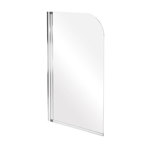 Шторка для ванны Besco Ambition 1 75х130 см хром/прозрачное стекло PA-1S-CZ