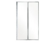 Шторка для ванны Besco Ambition Premium 2 80,5х140 см хром/прозрачное стекло PAP-2S