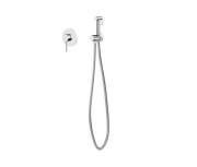 Гігієнічний душ із змішувачем прихованого монтажу Besco Veo хром BB-VZ-CH