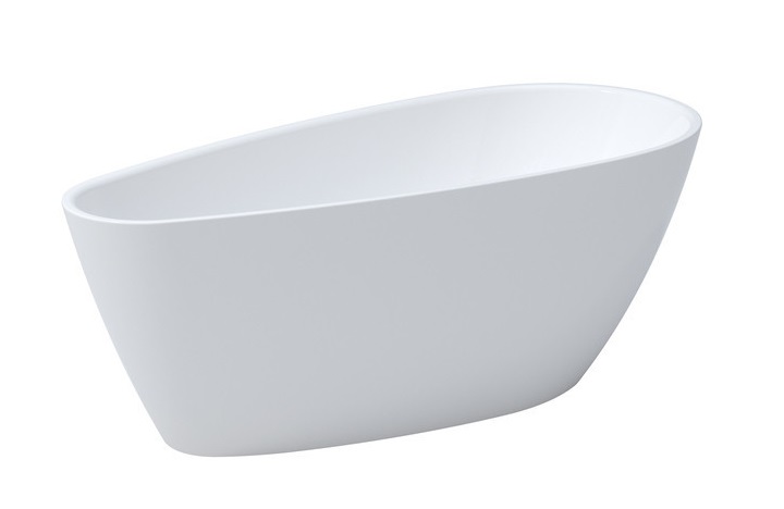 Ванна акриловая Besco Goya A-Line 170х80 см с сифоном клик-клак хром глянцевый белый #WAS-170-G