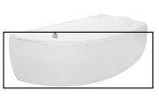 Панель для ванны Besco Mini 150 см правосторонняя санитарный акрил глянцевый белый OAM-150-MNP