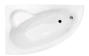 Ванна акрилова Besco Natalia 150х100 см лівостороння глянсовий білий #WAN-150-NL