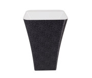 Раковина для ванной Besco Assos S-Line Glam 40х50х85 см напольная Mineral DuraBe графит #UMD-A-WOG