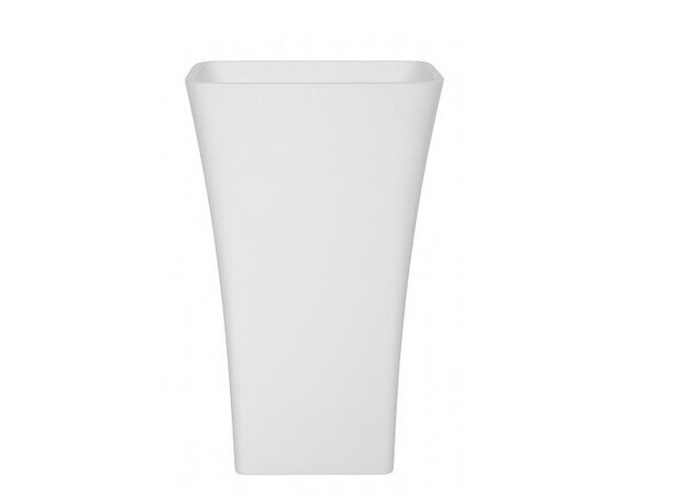 Раковина для ванной Besco Assos 40х50х85 см напольная Mineral DuraBe белый матовый #UOMB-AP-WO