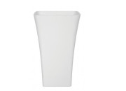 Раковина для ванной Besco Assos 40х50х85 см напольная Mineral DuraBe белый матовый #UOMB-AP-WO