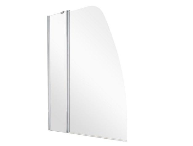 Шторка для ванни Besco Avis 120х145 см хром/прозоре скло PAV-2S