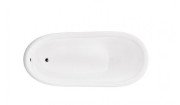 Ванна акрилова Besco Otylia Baby 85х47 см глянсовий білий/білі ніжки #WBO