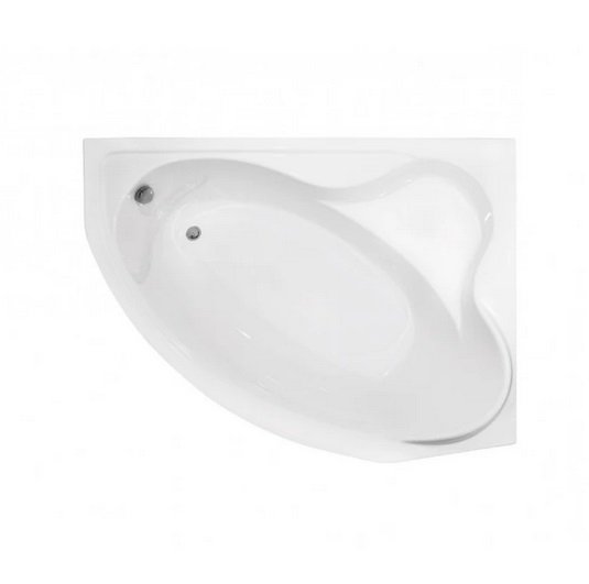 Ванна акриловая Besco Delfina 166х107 см правосторонняя глянцевый белый #WAD-166-NP