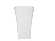 Раковина для ванной Besco Assos 40х50х85 см напольная Mineral DuraBe белый глянцевый #UMD-A-WO