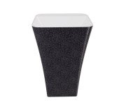 Раковина для ванной Besco Assos S-Line Glam 40х50х85 см напольная Mineral DuraBe графит #UMD-A-WOG