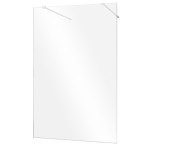 Душевая перегородка Besco Aveo Due Walk in 120х195 см профиль хром/прозрачное стекло AVD-120-195C