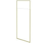 Душевая перегородка Besco Icon Walk in 120х200 см профиль золото/прозрачное стекло ICG-120-200C