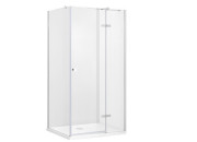 Душевая кабина Besco Pixa 90х90 см правая профиль хром/стекло прозрачное PKP-90-195-C
