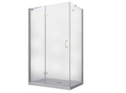 Душова кабіна Besco Viva 120х90 см ліва профіль хром/скло прозоре VPL-129-195C