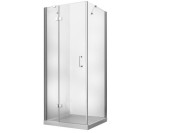 Душевая кабина Besco Viva 90х90 см левая профиль хром/стекло прозрачное VKL-90-195-C