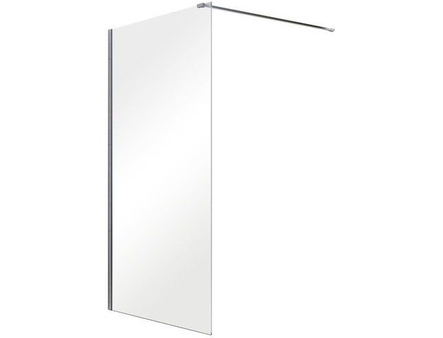 Душевая перегородка Besco Aveo Walk in 110х195 см профиль хром/прозрачное стекло AV-110-195-C