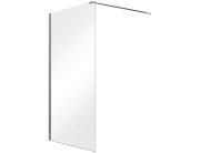 Душевая перегородка Besco Aveo Walk in 120х195 см профиль хром/прозрачное стекло AV-120-195-C