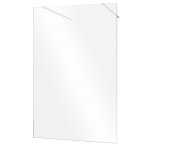 Душевая перегородка Besco Aveo Due Walk in 140х195 см профиль хром/прозрачное стекло AVD-140-195C